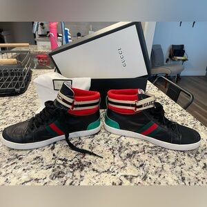 Gucci mens high top sneakers size 10
